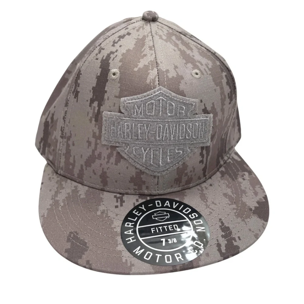 NWT Harley-Davidson® Modern Camo Stretch Fit Cap Large